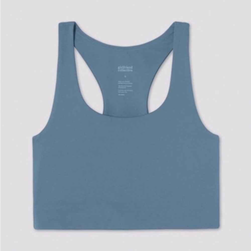 Girlfriend Collective Paloma Bra, Monarch Blue, Medium